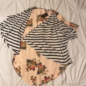 Miss 2 Day mixed print kimono